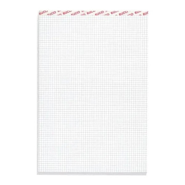 ELCO Notizblock kariert A6, 4 mm, weiss, 100 Blatt
