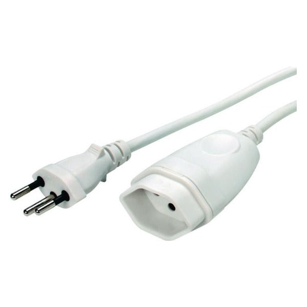 Verlängerungskabel T13, weiss, 10 m – 1 Stück