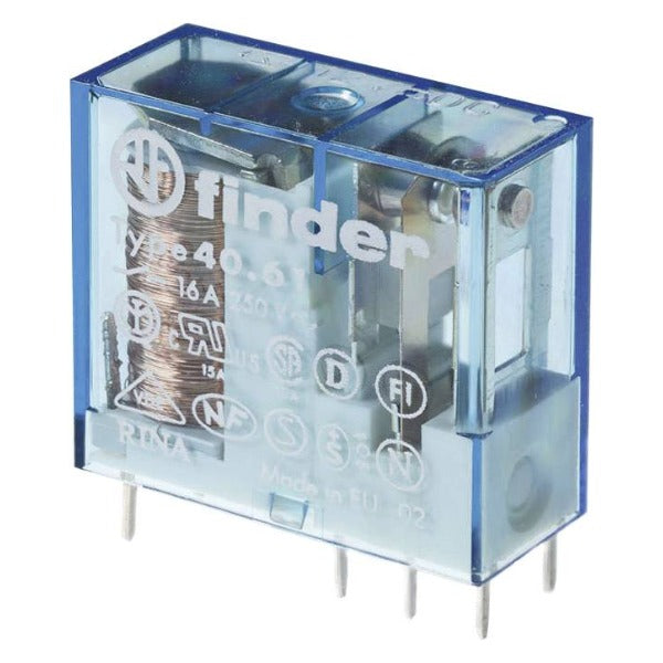 Printrelais Finder 40.61, 24 V DC, 16 A, 1 Wechsler – 1 Stück
