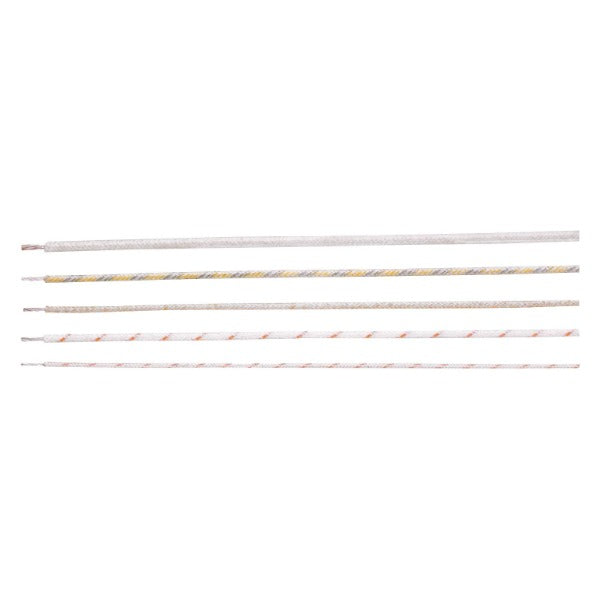 Hochtemperaturlitze 2.5 mm², Glasseide/Nickel, bis +400 °C – 1 Meter
