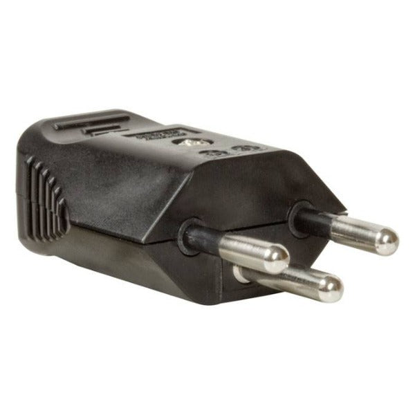 Stecker T12, schwarz – 1 Stück