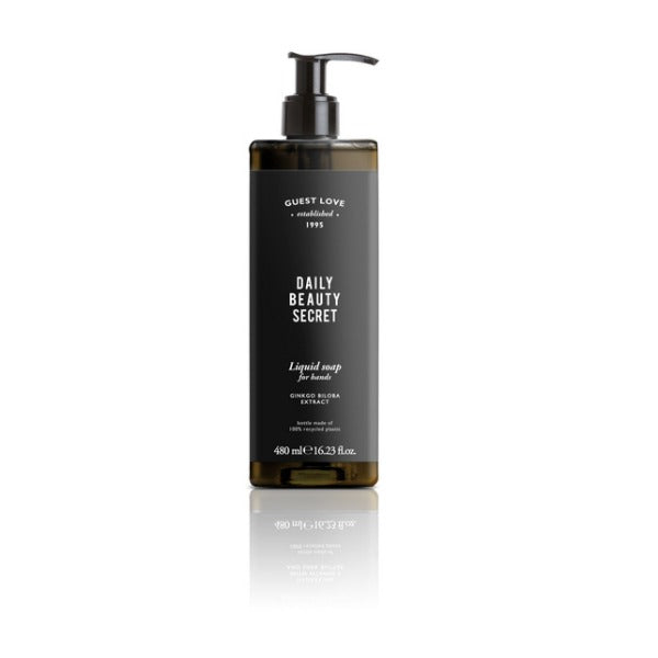 Flüssigseife GUEST LOVE, Pumpflasche nachfüllbar 480 ml – 18 Stück