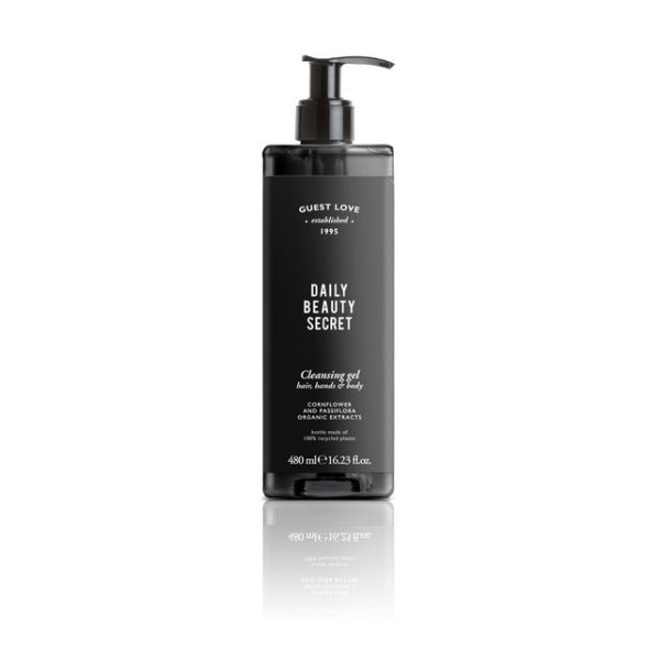 Shampoo & Duschgel GUEST LOVE, Pumpflasche nachfüllbar 480 ml – 18 Stück