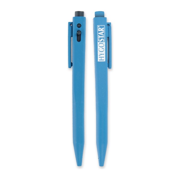 Kugelschreiber Clip detektierbar, blau, 13,5 cm – 20 Stück