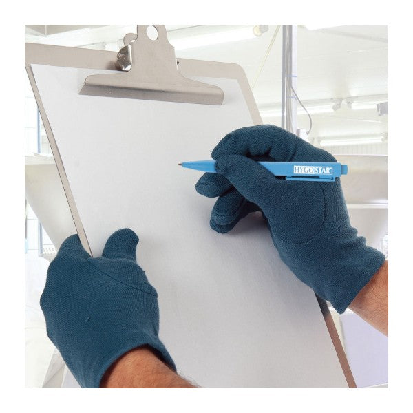Kugelschreiber Clip detektierbar, blau, 13,5 cm – 20 Stück