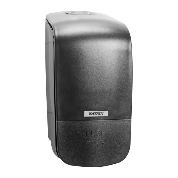 Seifenspender Katrin Inclusive 500 ml, Kunststoff, schwarz, 204 × 100 × 125 mm