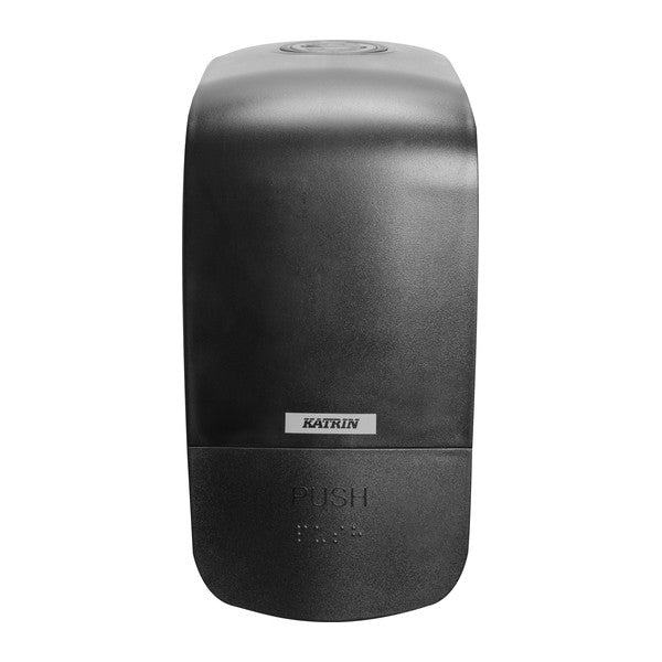 Seifenspender Katrin Inclusive 500 ml, Kunststoff, schwarz, 204 × 100 × 125 mm