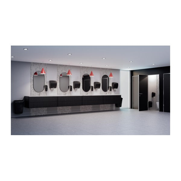 Seifenspender Katrin Inclusive 1 Liter, Kunststoff, schwarz, 291 × 100 × 130 mm