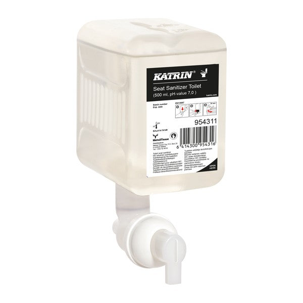Sanitizer Katrin Toilet Seat Reinigungsschaum, 500 ml – 12 Flaschen