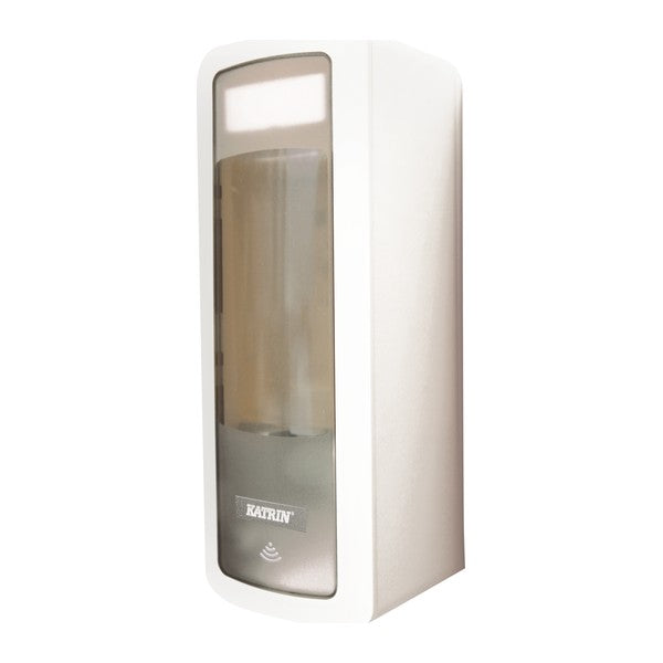 Spender Katrin für Desinfektionsgel, Sensor, weiss, 500 ml