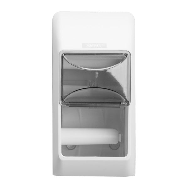 Spender Katrin Toilettenpapier Kleinrollen, ABS-Kunststoff, weiss – 1 Stück