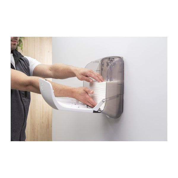 Handtuchspender Katrin Inclusive S, Kunststoff, schwarz, 329 × 300 × 135 mm