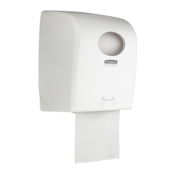 Rollenhandtuchspender Kimberly-Clark Aquarius, weiss, 374 × 297 × 248 mm – 1 Stück