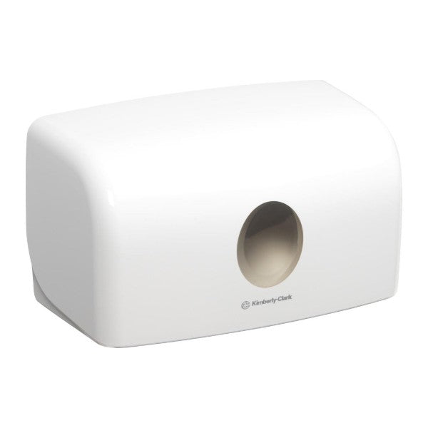Handtuchspender Kimberly-Clark Aquarius klein, C- und V-Falzung, weiss, 159 × 287 × 140 mm – 1 Stück