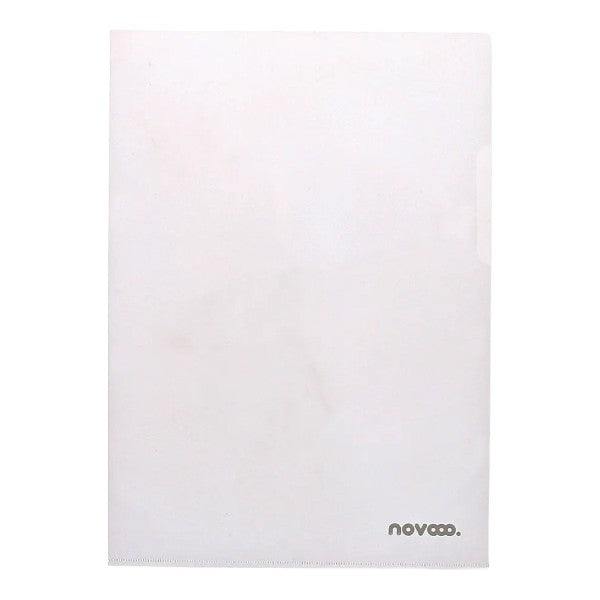 NOVOOO Sichtmappen A4, transparent, glatt, 100 Stück