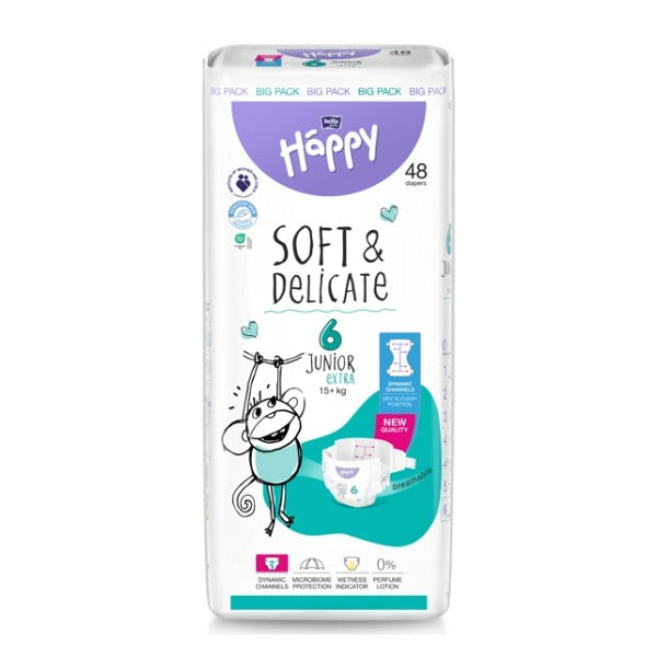 Bella Baby Happy Junior Extra N°6, 16+ kg – 192 Stück