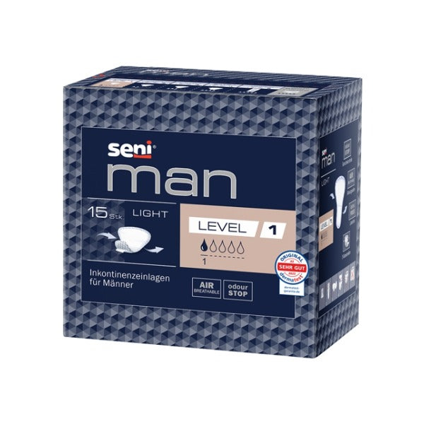 Seni Man Light Level 1, Inkontinenzeinlagen für Männer – 270 Stück