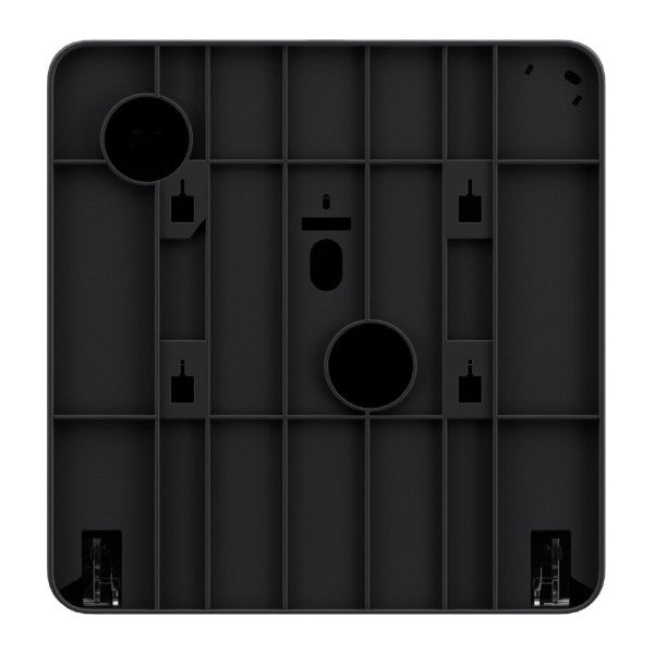Toilettenpapierspender Satino Jumbo – JT2 System, Kunststoff, schwarz – 1 Stück