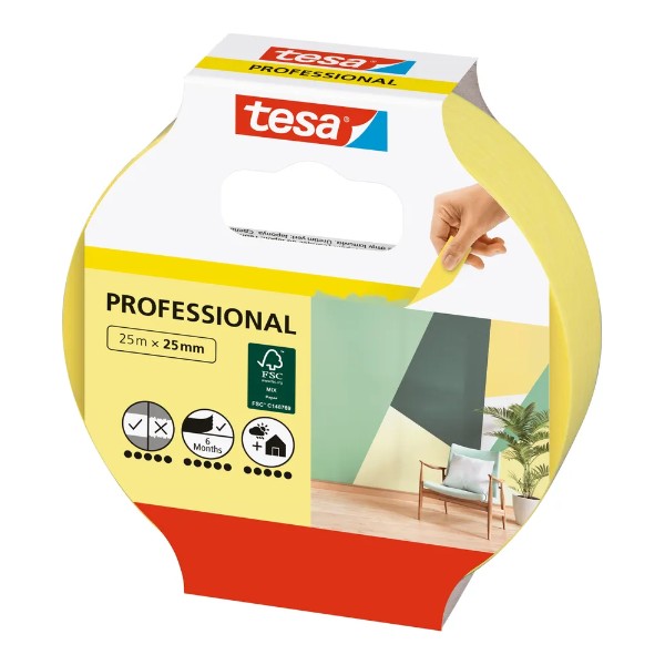 TESA Malerband Professional Indoor 25mx25mm