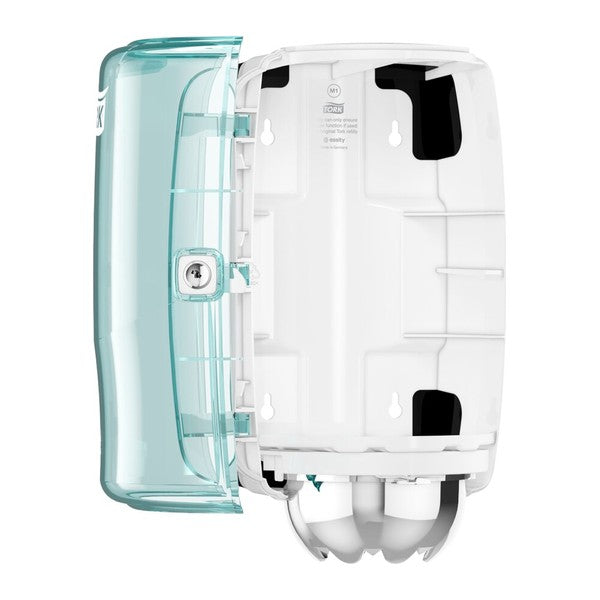 Innenabrollungsspender Tork Performance Mini M1, Kunststoff, türkis/weiss – 1 Stück