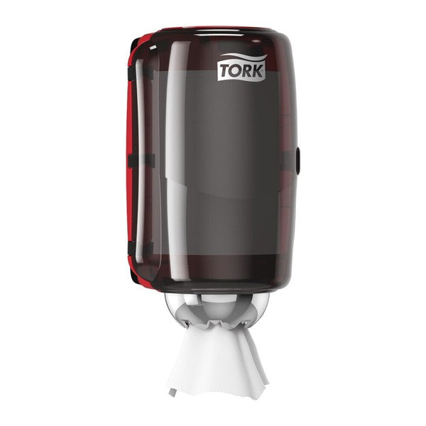 Innenabrollungsspender Tork Performance Mini M1, Kunststoff, schwarz/rot – 1 Stück
