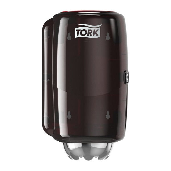 Innenabrollungsspender Tork Performance Mini M1, Kunststoff, schwarz/rot – 1 Stück