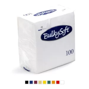 Servietten Bulkysoft 24 x 24 cm, 2-lagig, 1-4 Falzung multicolor