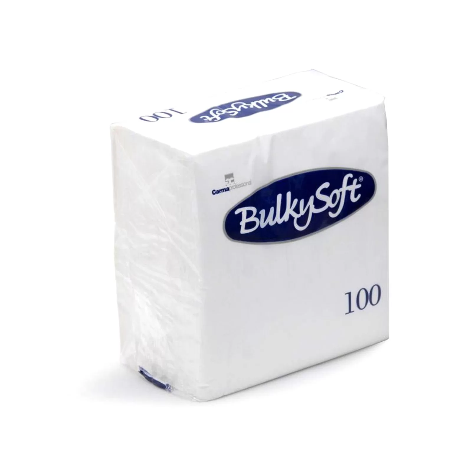 Servietten Bulkysoft 33x33 cm, 2-lagig, 1-4 Falzung weiss