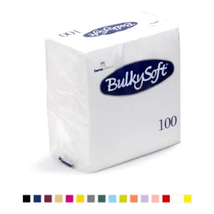 Servietten Bulkysoft 40 x 40 cm, 3-lagig, 1-4 Falzung