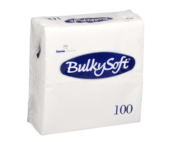 Bulkysoft Servietten 40 × 40 cm, 2-lagig, 1/8-Kopffalzung 21809