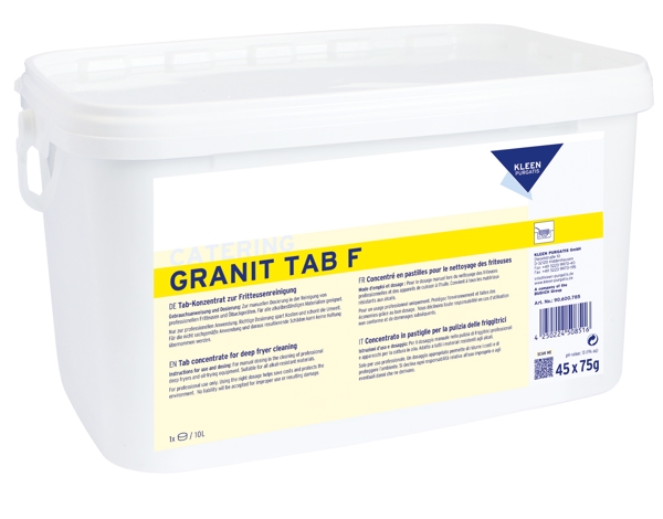 Kleen Purgatis GRANIT TAB F Fritteusenreiniger 45 Tabs gebrauchsfertig – 45 Stück
