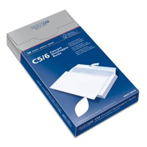 Mettler Couvert C5 ohne Fenster hochweiss 80 g/m² Haftklebe (50 Stück)