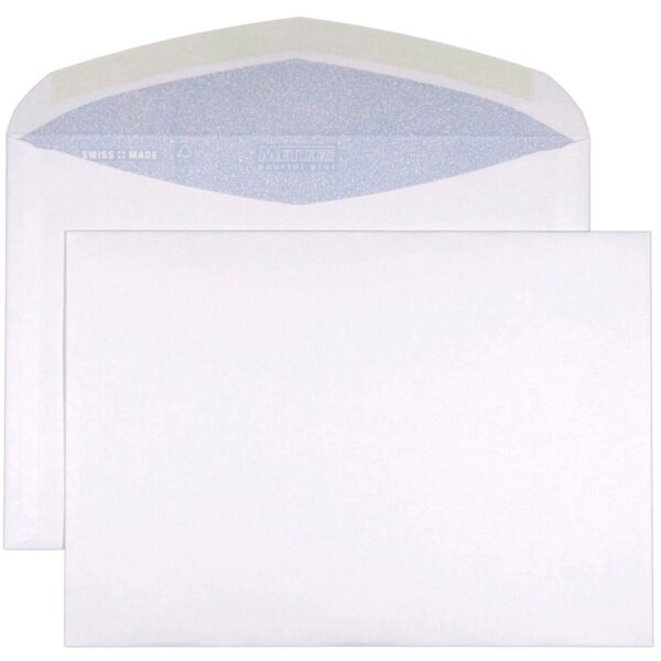 Mettler Couvert C5 ohne Fenster ultraweiss 100 g/m² (500 Stück)