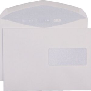 Mettler Couvert C5 Fenster rechts weiss 100 g/m² (500 Stück)