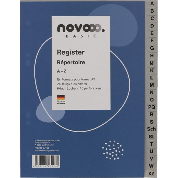 NOVOOO Register A5 grau
