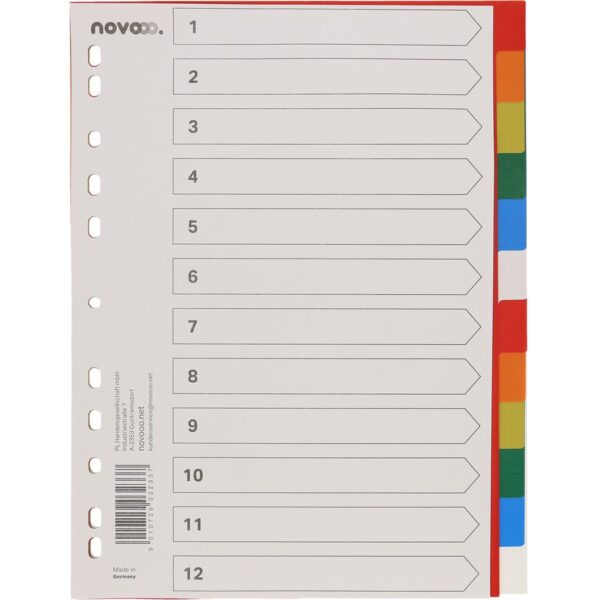 NOVOOO Register A4 multicolor