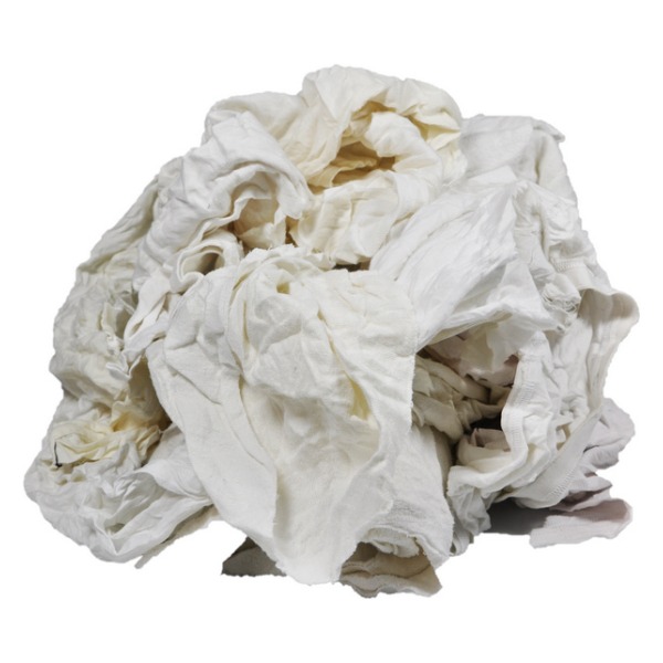 Putzlappen Trikot weiss I TW1, 100% Baumwolle – 5 kg