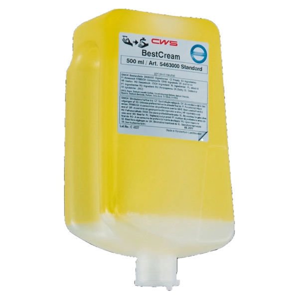 CWS Seifencreme Best Cream Standard, Zitrusduft, 500 ml – 12 Stück