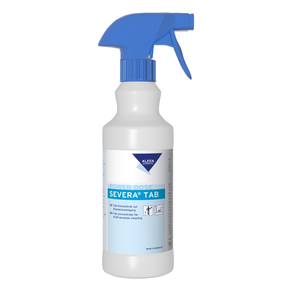 Kleen Purgatis SEVERA TAB Leerflasche mit Sprühkopf, blau, 500 ml – 1 Flasche