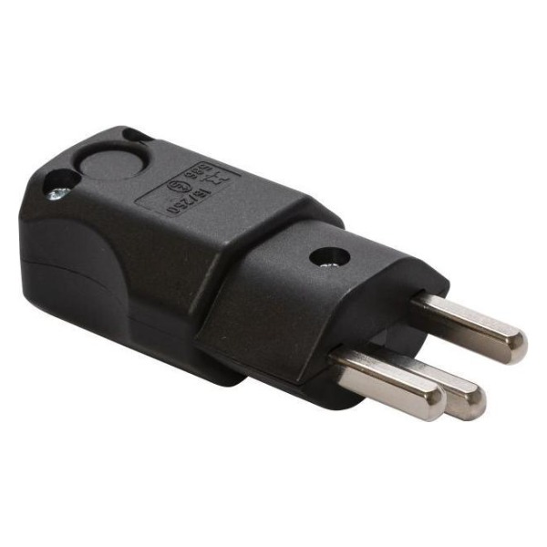 Stecker T23, schwarz – 1 Stück