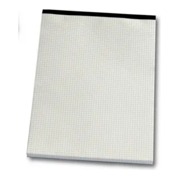 NEUTRAL Notizblock kariert A5, 4 mm, weiss, 100 Blatt