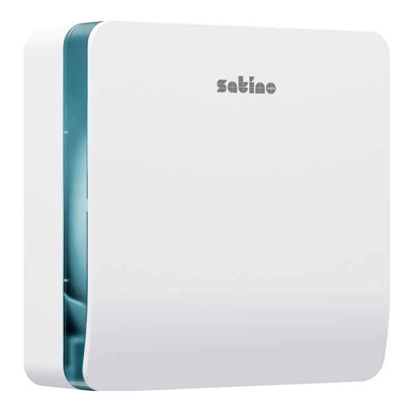 Satino Toilettenpapierspender Jumbo – JT2 System, Kunststoff, weiss – 1 Stück